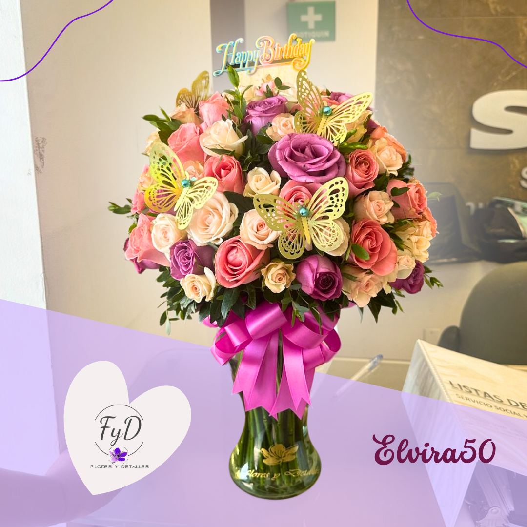 Elvira 50 roses