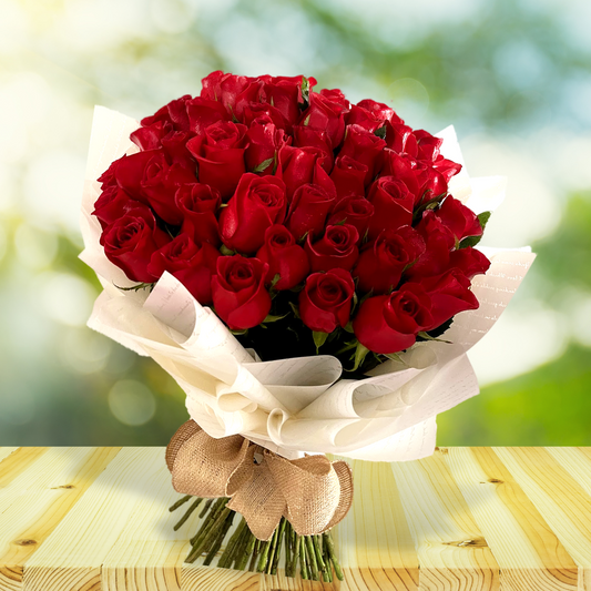 Bouquet de 50 rosas