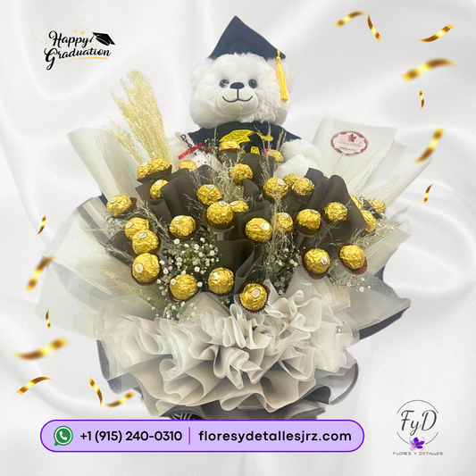 Bouquet Ferrero Graduado 🎓