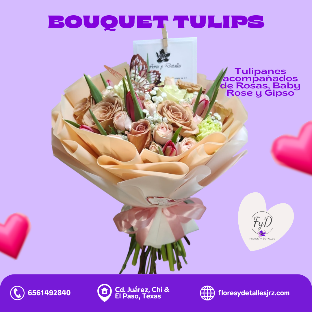 Bouquet Tulips