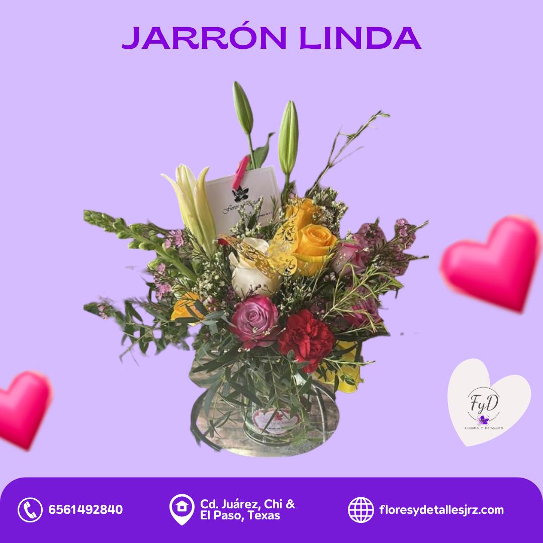 Jarrón Linda