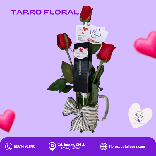 Tarro Floral
