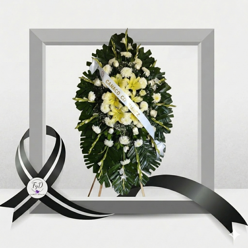 Corona Lirios de Paz
