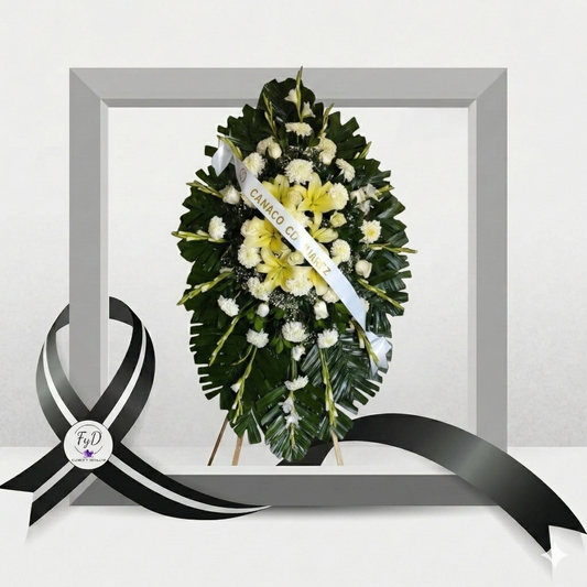 Corona Lirios de Paz