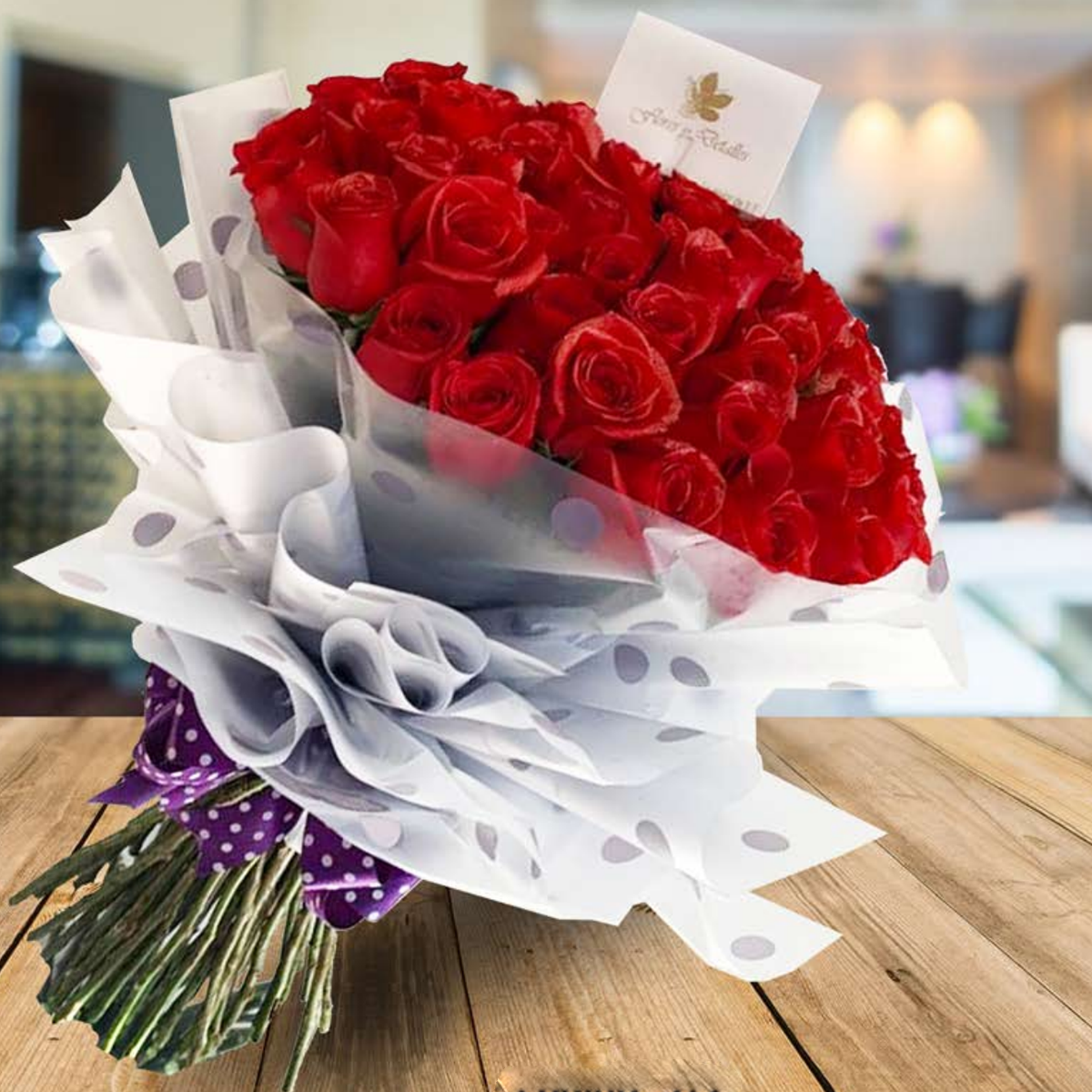 Bouquet de 50 rosas