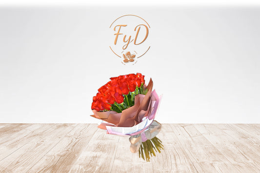 Bouquet de 50 rosas