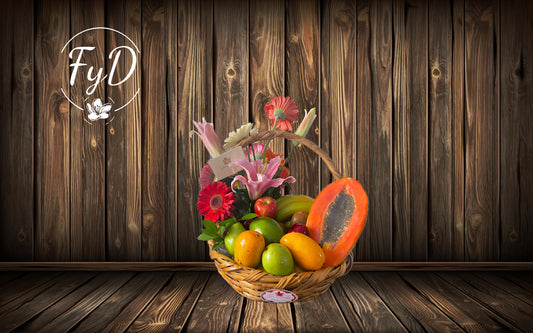 Canasta Frutal con fruta mixta